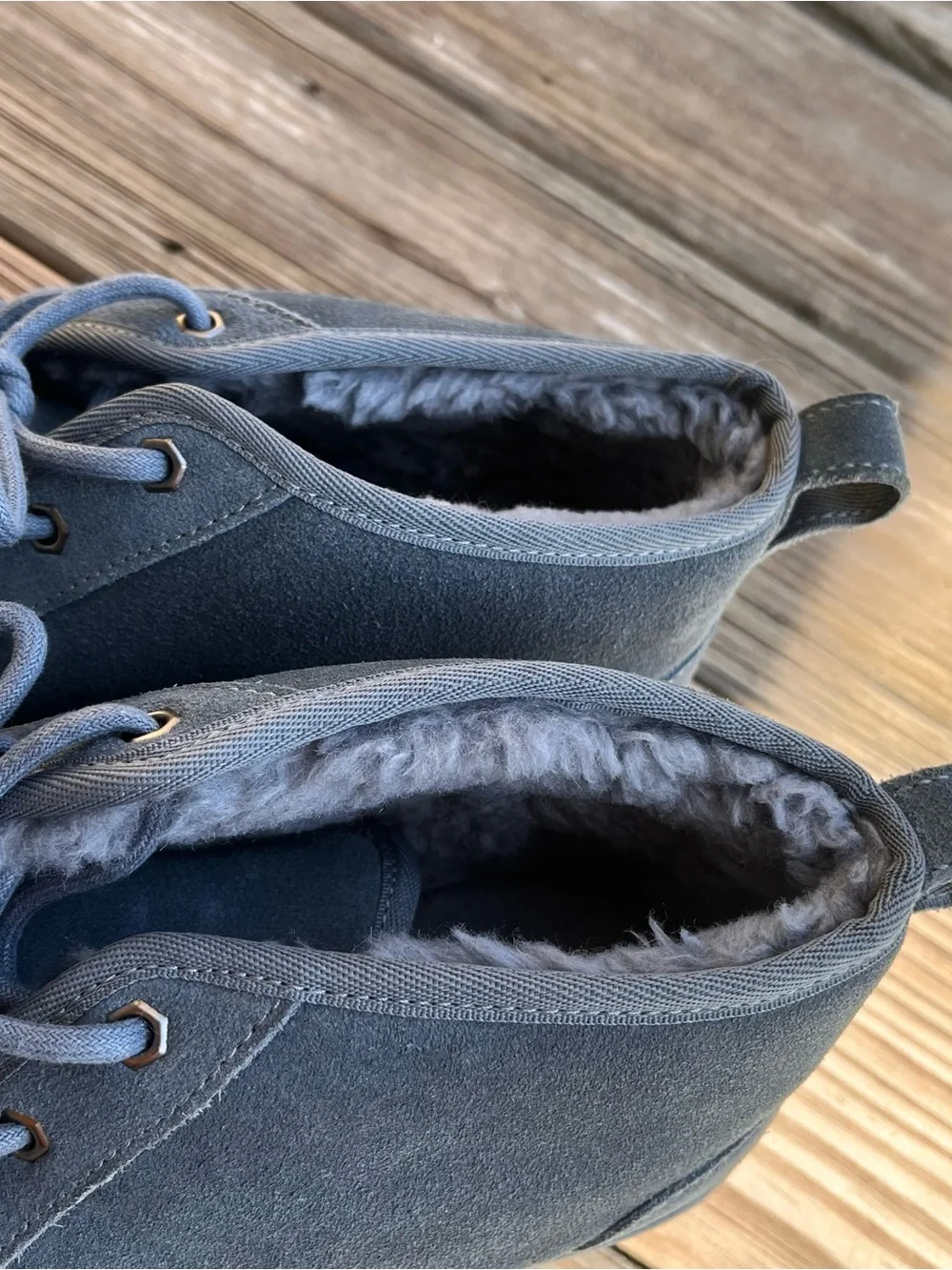 UGG Neumel Men's Suede Chukka Boots Stormy Seas Blue Grey Size 10 S/N 3236